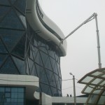 1 Монтаж вентилируемого фасада, Renaissance Minsk Hotel