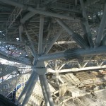 10 Установка поликорбанатной кровли на стадионе Рубин. (Казань)