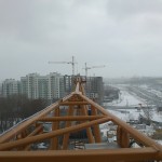 9 Монтаж подсветки на кране