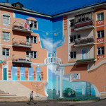 декоративная окраска фасада Классика